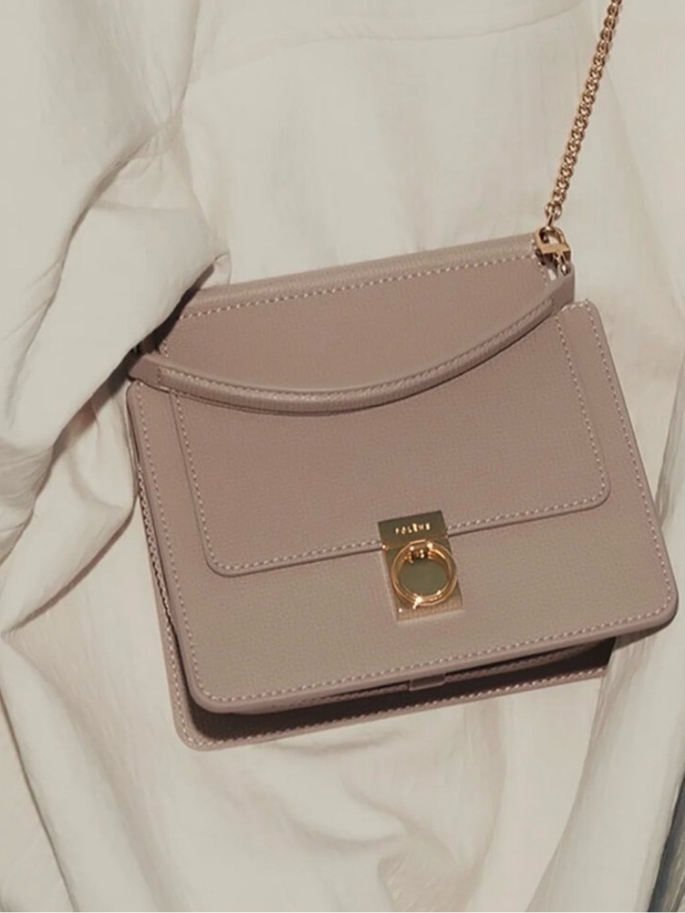 POLENE - Numéro Sept Mini
Taupe Crossbody Bag *SEE photos - Picture 2 of 8